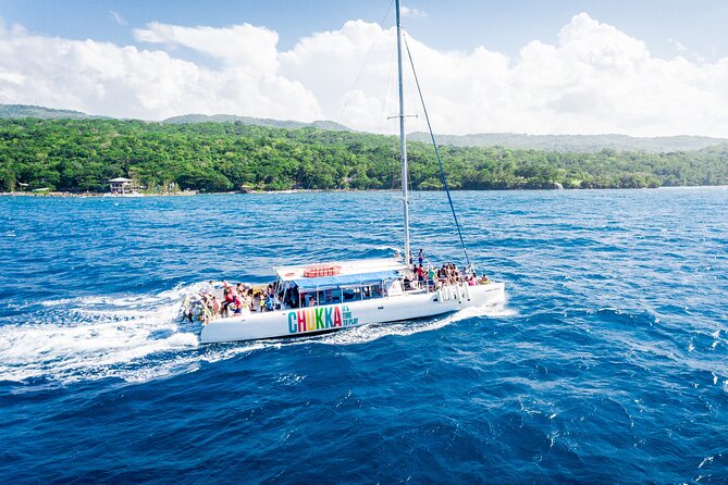 Party Catamaran With Dunns River Climb From Montego Bay - Tour Overview