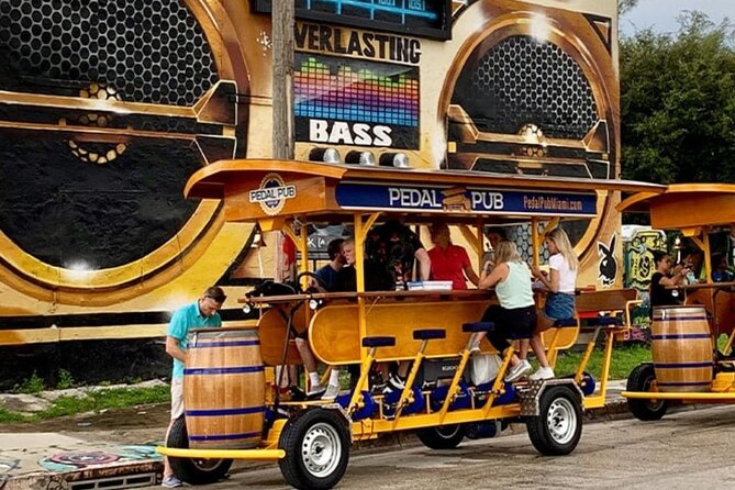Pedal Pub Miami Wynwood Graffiti Bar Tour