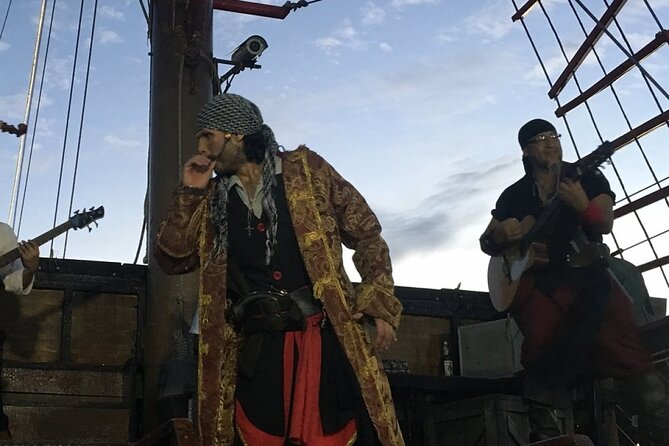 Pirate Ship at Night - Accessibility Information