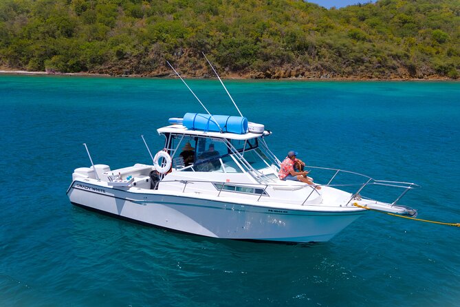 Private 30 Boat Charter for up to 6 Passengers to Icacos Island