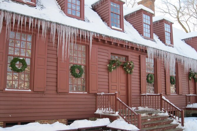 Private Colonial Williamsburg Christmas Holiday Decorations Walking Tour