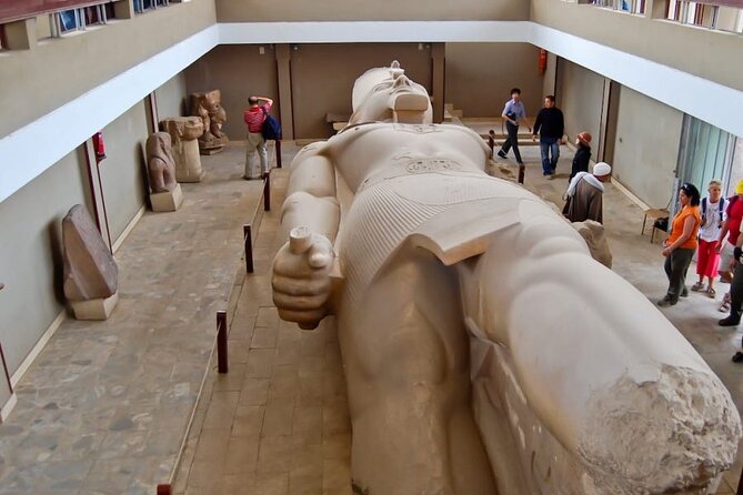 Private Guided Day Tour of Giza Pyramids Memphis and Sakkara