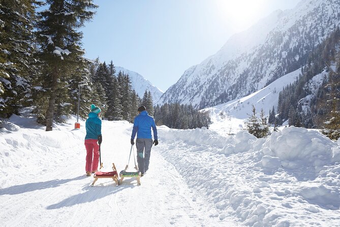 Private Guided Tobogganing Adventure to Birgitzer Alm