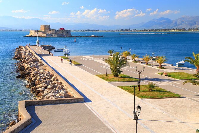 Private Leisure Day Trip to Corinth Canal – Nauplion – Tolo Beach
