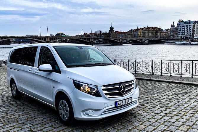 Private ROUND-TRIP to and From KARLOVY VARY (Unesco Heritage) by MINIVAN 8+1pax