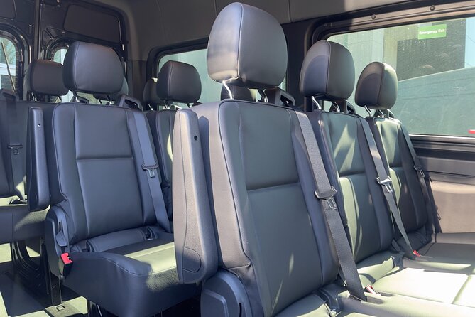 Private Transportation Available in Charleston in a 2021 Mercedes Sprinter Van - Booking Your Private Van