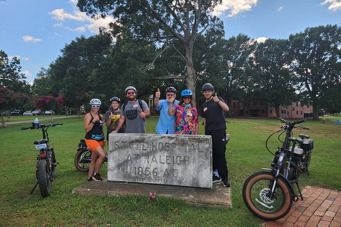 Raleigh Guided E-bike Tour: Ghosts, Mystery, Creepy History