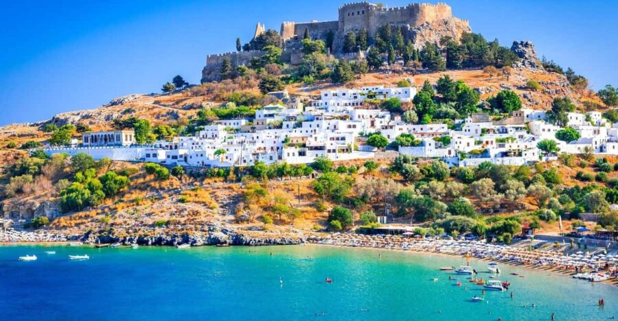 Rhodes Town Area: Lindos Roundtrip Transfer With Free Time