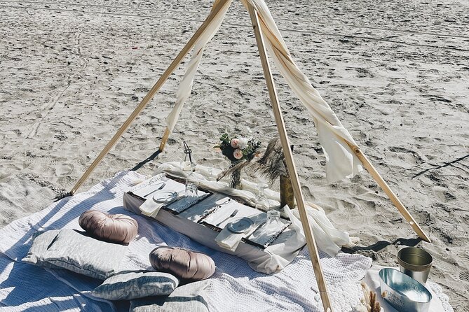 Romantic Picnic by the Beach