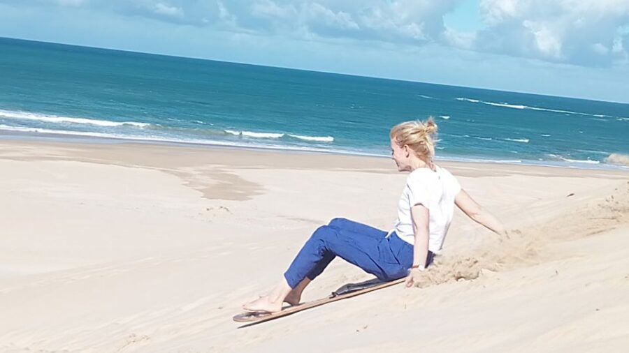 Sandboarding Jeffreys Bay