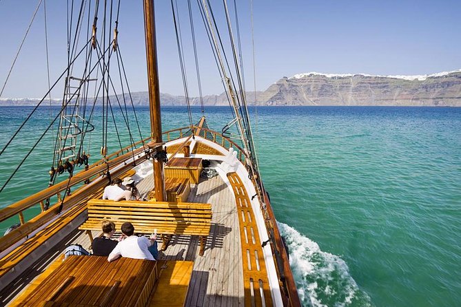 Santorini Volcano & Hot Springs and Sunset on Board