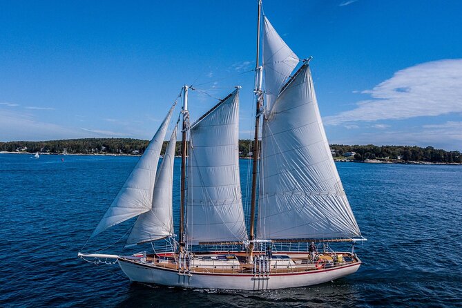 Schooner Eastwind Sunset Sail to See the Maine Coastline