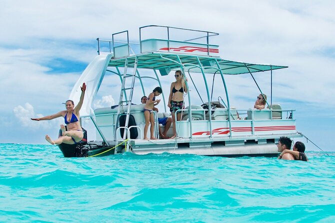 Shared 8 Hours Party Boat Saona and Natural Pool From Bayahibe
