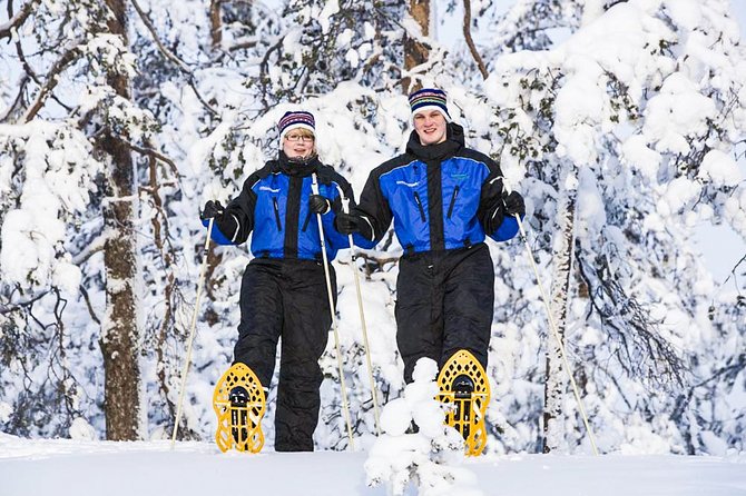 Snowshoe Trip Searching for Arctic Animals From Kemi