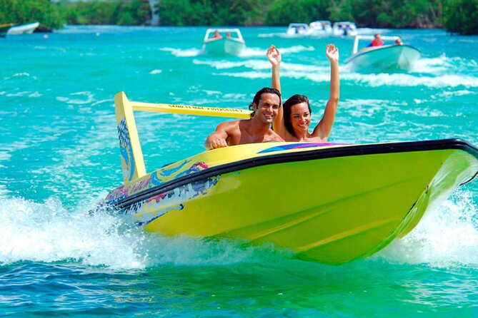 SpeedBoat Jungle Tour + Snorkel Experience in Cancun