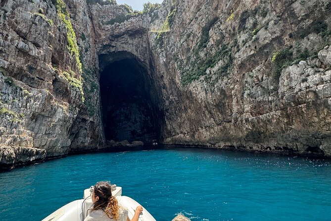 Speedboat Tour to Sazan Island, Haxhi Ali Cave and Marine Park
