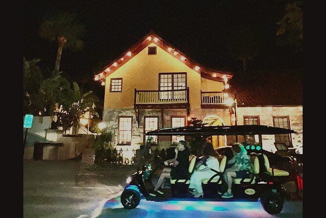 St. Augustine: Ghost Tour on Premium Electric Golf Cart