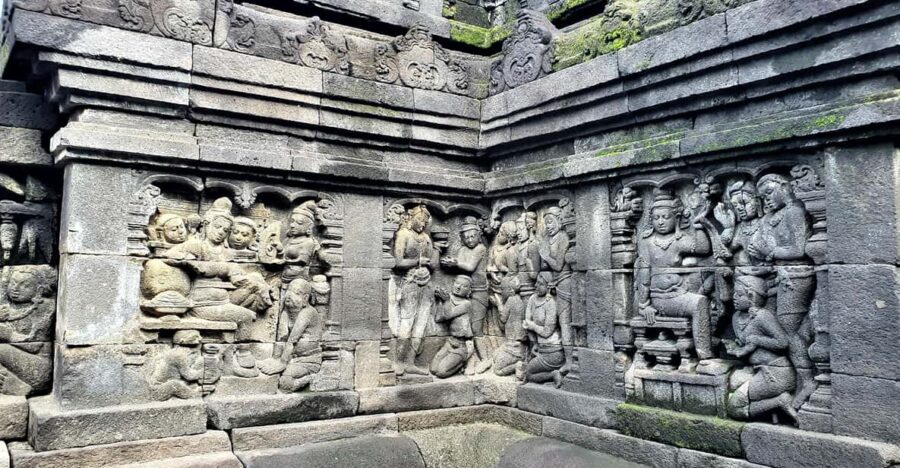 Sunrise on Hill, Borobudur Access to the Top & Dieng Plateau