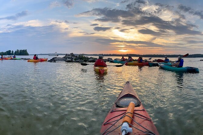Sunset Tour by Kayak on Sebago Lake Maine