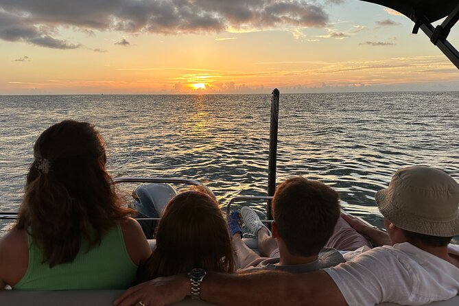 Sunset Tour in Naples Bay on a New Godfrey- All Included