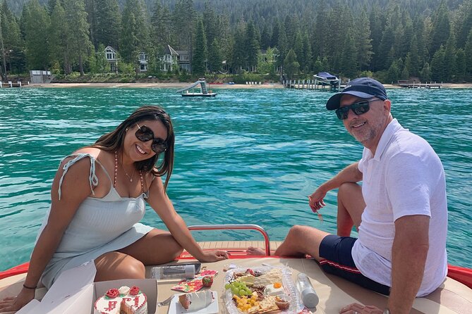 Sunset Wine & Cheese Emerald Bay Boat Charter - Enjoying the Sunset Views and Relaxing Atmosphere
