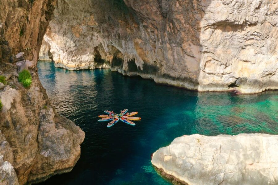 SUP Tour and Snorkeling at Blue Grotto