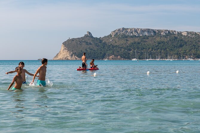 SUP Tour in the Crystal Clear Waters Under the Sella Del Diavolo
