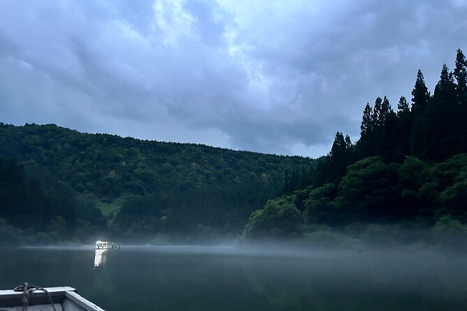Tadami Line Tour and Private Boat Night Tour of Mugenkyo Ravine