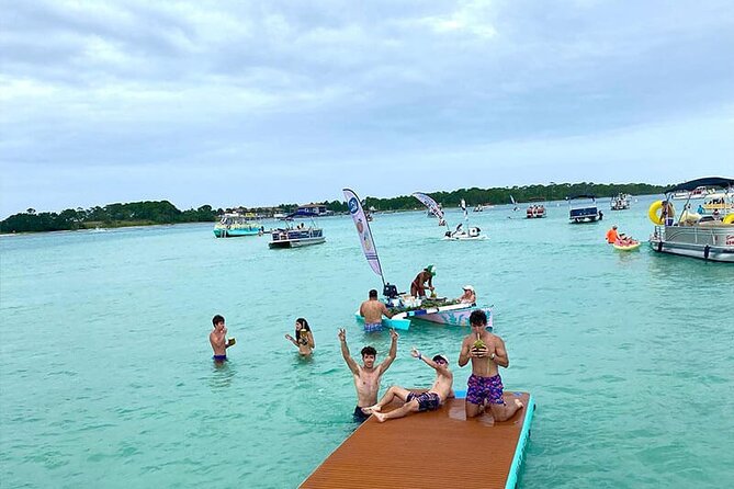 TAILFINS Destin Tiki Boat/Crab Island Dolphin Tour PRIVATE