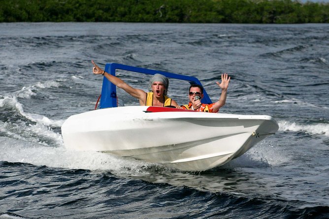 The Best Speedboat Tour in Cancun Through Nichupte Lagoon, Snorkel Included.