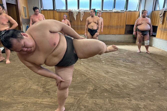 The Spirit of Sumo: Yokozuna Stable Morning Practice in Ryogoku