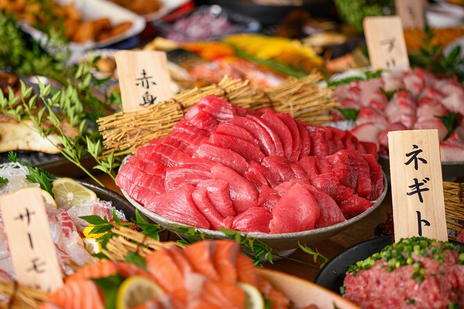 Tokyo Seafood Buffet Iroha Meal and Tuna Filleting Show