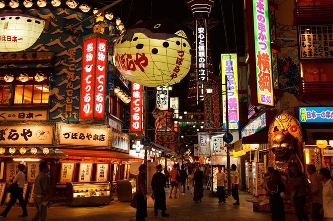 Tour and Food Tour in Osaka With Goverment Guide All Incluided - Overview of the Tour