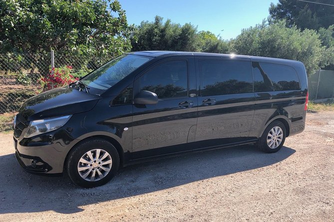 Transfer From Corfu Airport or Port to Kanoni, up to 16 Customers