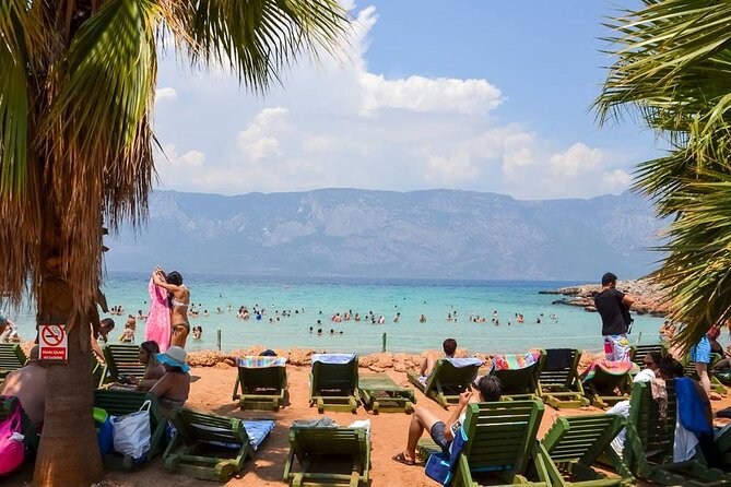 Turtle Beach Boat Tour & Mud Bath & Thermal Pool in Marmaris