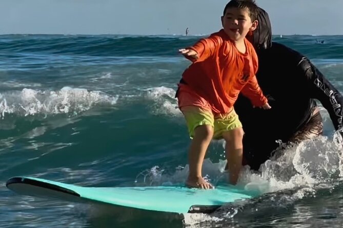 Waikiki Surf Lesson (Hawaiian Boy Surf School)