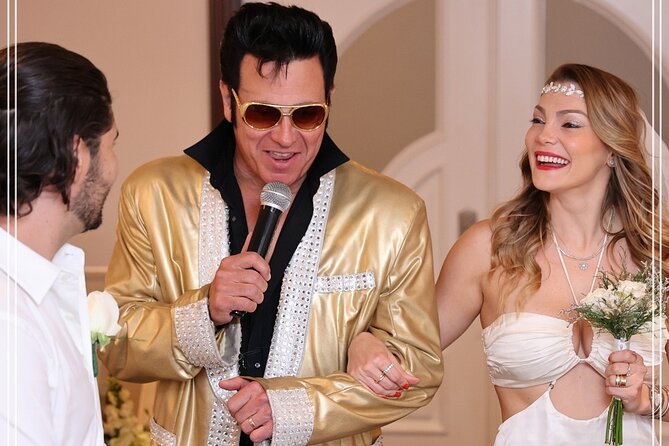 Wedding or Voting Renewal in Las Vegas With Elvis and Limusine