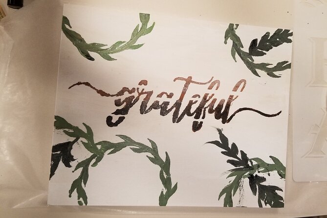 Wood Sign Painting Class