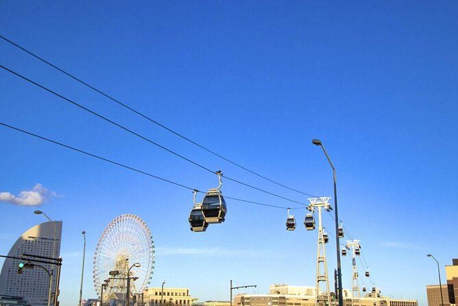 Yokohama City, Air Cabin & Red Brick Warehouse Walking Tour