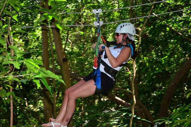 Zipline Canopy & Dunns River Falls Guided Tour With Admission From Montego Bay - Activities Included