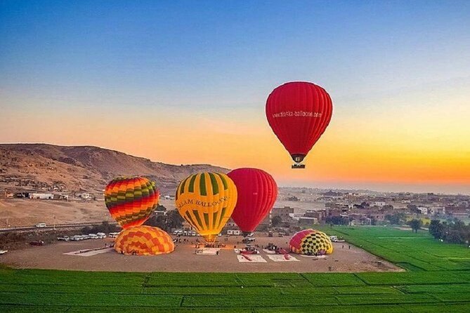 2-Day Luxor Tours With Hot Air Balloon&Felucca From Marsa Alam