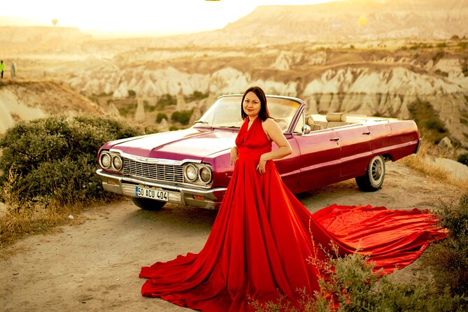 2 Hours Professional Photoshoot With Flying Dress in Cappadocia - Transportation and Pickup