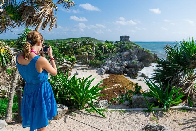 4 PLACES 1 DAY Tour to Coba and Tulum Ruins, Cenote and Playa Del Carmen. - Itinerary Overview