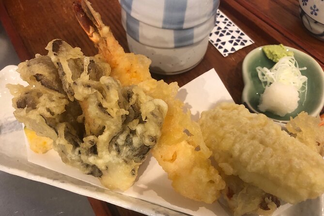 A Japanese Food Experience Plan in Sapporo Where You Can Enjoy Tempura and 3 Types of Hokkaido-Only Sake Along With a Soba Making Experience! - Menu Highlights