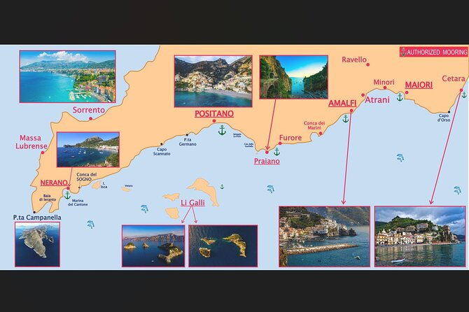 Amalfi Coast, Capri & Li Galli Islands BOAT EXCURSION - Whats Included in the Package
