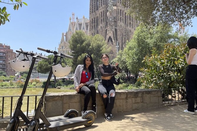 Barcelona Guided 3-hour Gaudi E-Scooter Tour - Meeting Point and Pickup