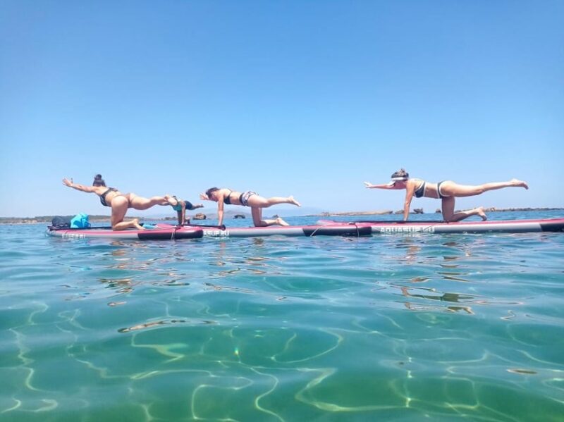 Chania: Morning or Sunset Stand-up Paddleboard Pilates - Strengthening, Coordination, and Balance