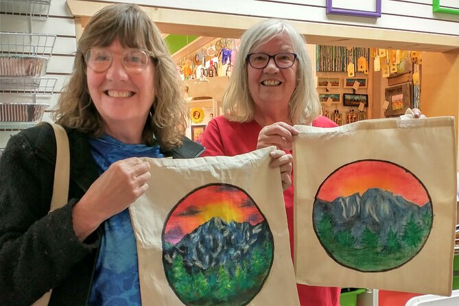 Colorado Inspired Inktense Painted Stocking or Tote Bag Class - Materials and Tools Provided