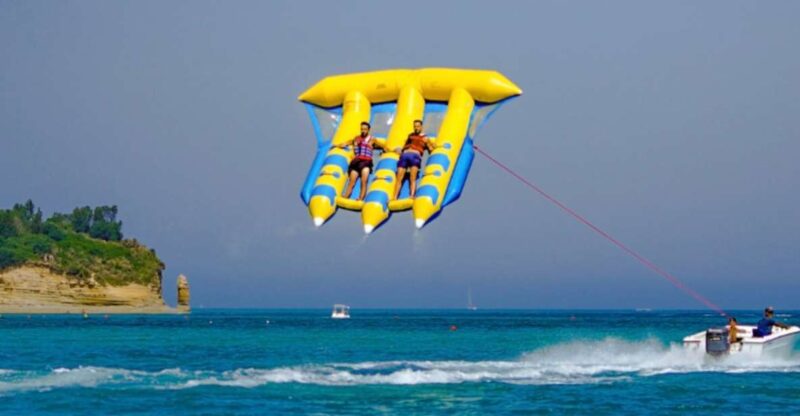 Corfu: Sidari Watersports Fly Fish Tubing Ride - Location and Duration