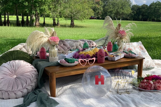 Creating Flower Crowns at a Picnic - Picnic Menu Highlights